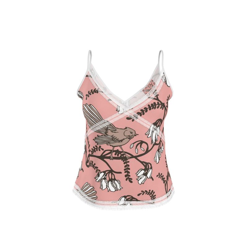 Cami in Pink Fantails