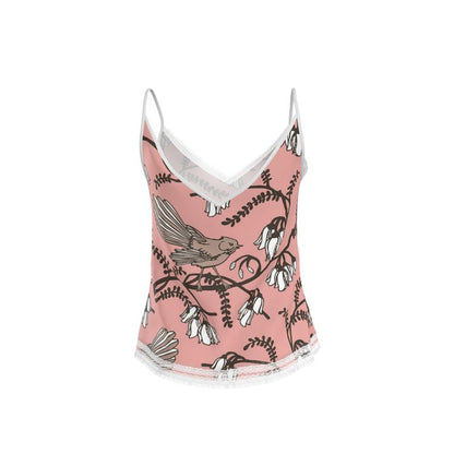 Cami in Pink Fantails