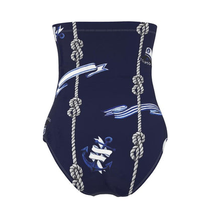Swimsuit-Anchor and Rope in blue