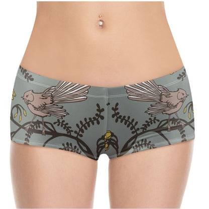 Fantails in Green Hot Pants