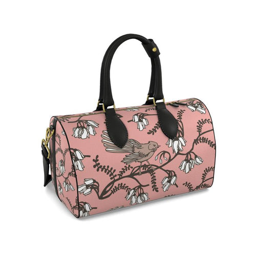 Duffle Bag in Pink Fantails