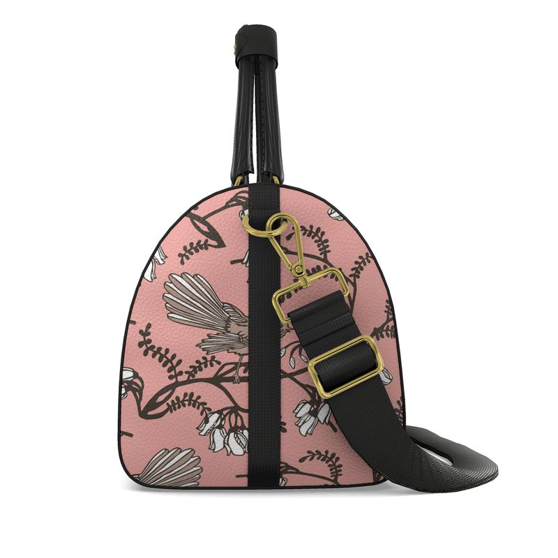 Duffle Bag in Pink Fantails