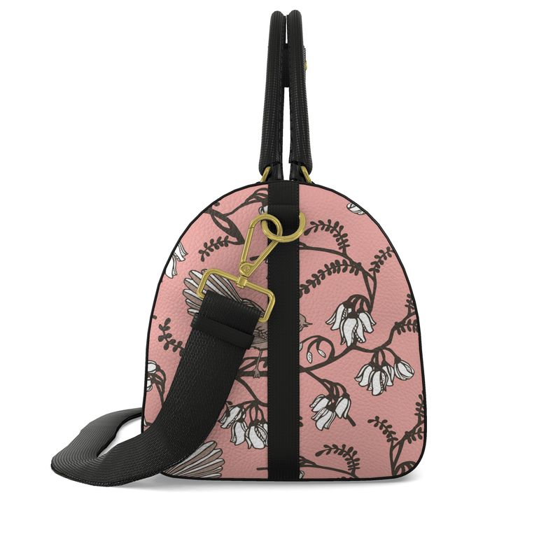 Duffle Bag in Pink Fantails