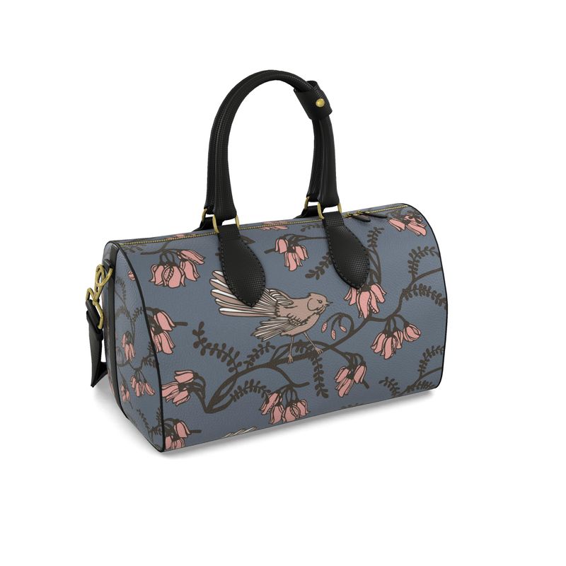 Duffle Bag in Blue Fantails