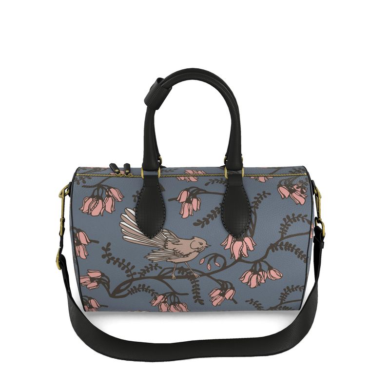 Duffle Bag in Blue Fantails