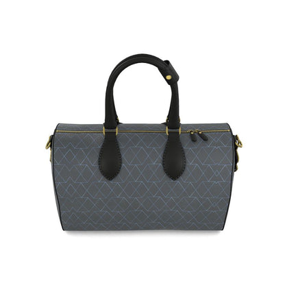 Gold and Grey Duffle Bag