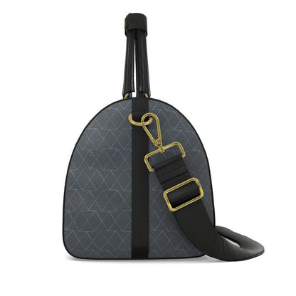 Gold and Grey Duffle Bag