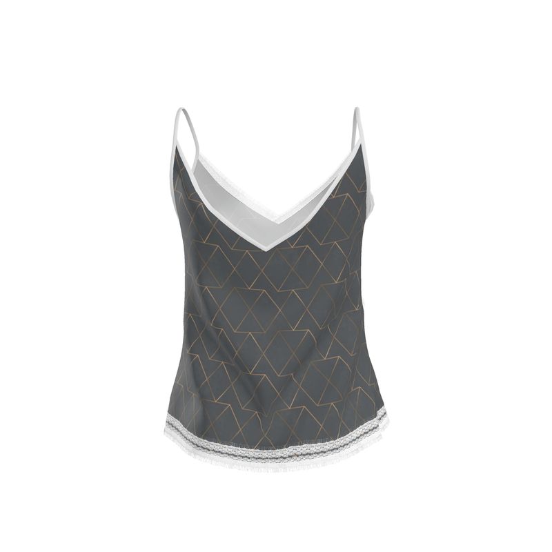 Gold and Grey Cami