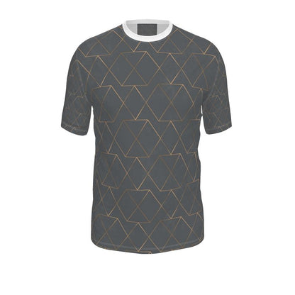 Gold and Grey Sim Fit Men's T-Shirt