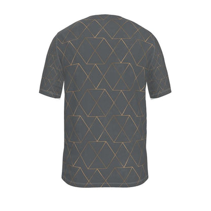 Gold and Grey Sim Fit Men's T-Shirt