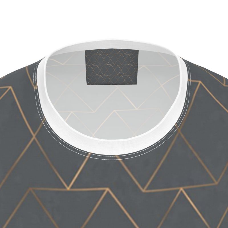 Gold and Grey Sim Fit Men's T-Shirt