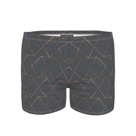 Gold and Grey  Swimming Trunks