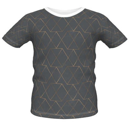 Gold and Grey Boys Premium T-Shirt