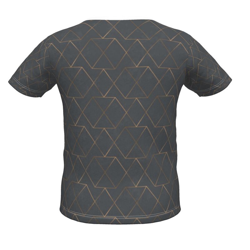 Gold and Grey Boys Premium T-Shirt