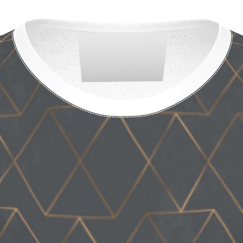 Gold and Grey Boys Premium T-Shirt