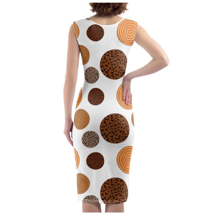 Dotted Bodycon Dress