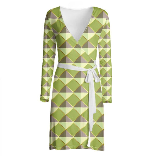 Greens Wrap Dress