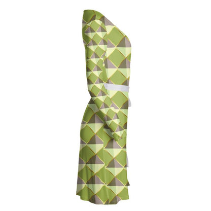 Greens Wrap Dress