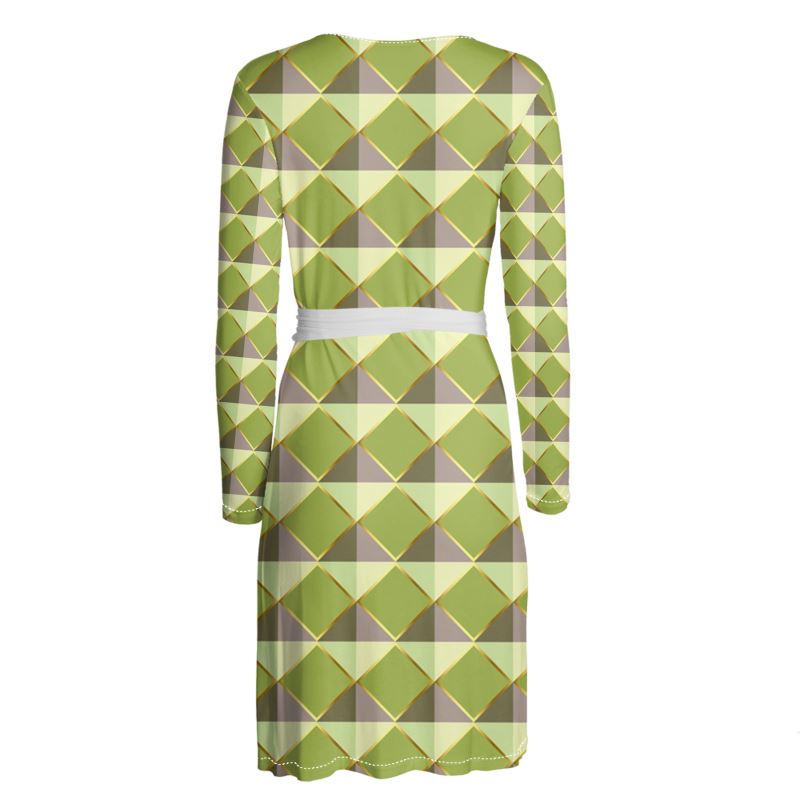 Greens Wrap Dress