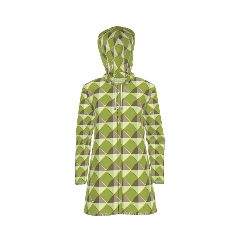 Greens Womens Hooded Rain Mac