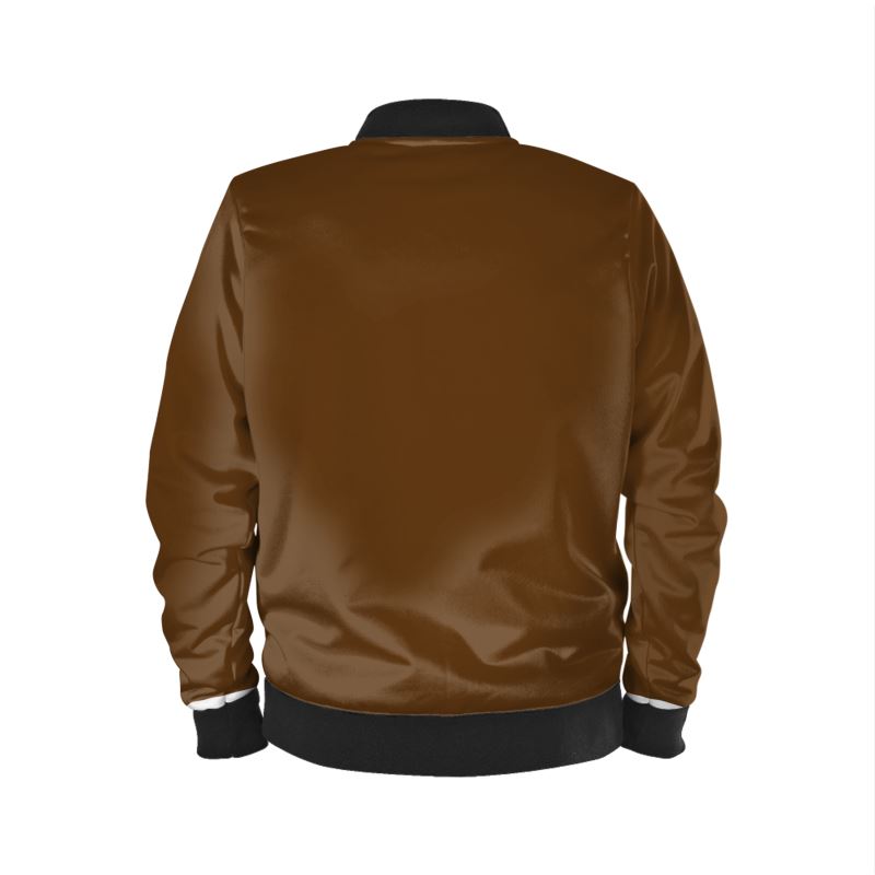 Brown Mens Bomber Jacket