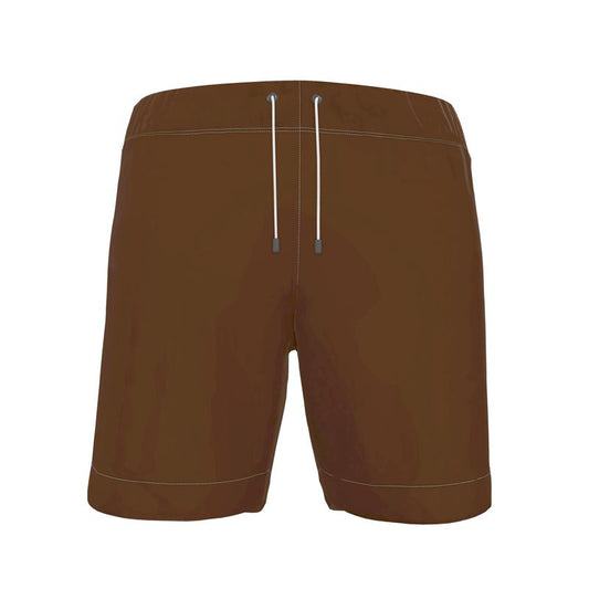 Brown Men's Swimming Shorts