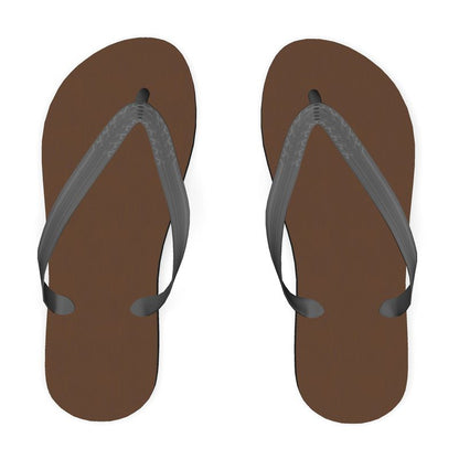 Brown Flip Flops