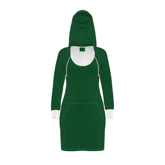 Green Hoodie Dress