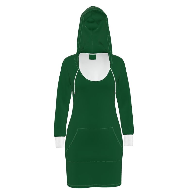 Green Hoodie Dress