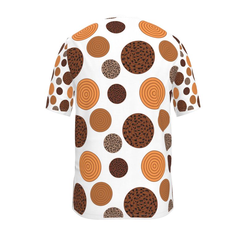 Dotted Mens Cut And Sew T-Shirt