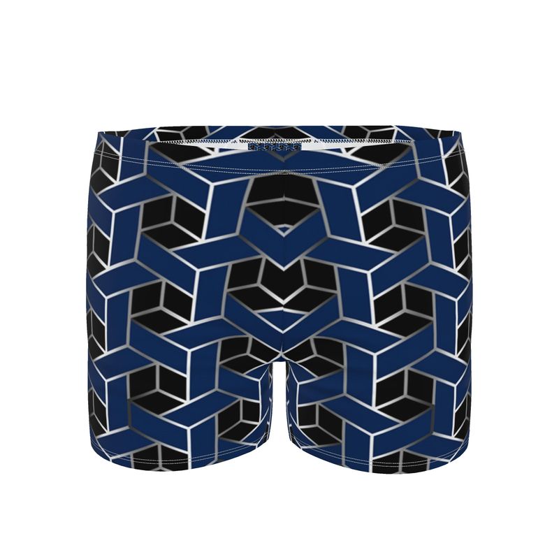 Black And Blue Swimming Trunks