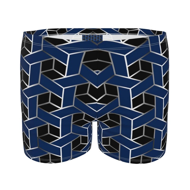 Black And Blue Swimming Trunks