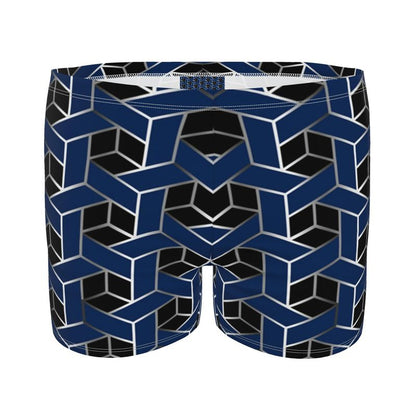 Black And Blue Swimming Trunks