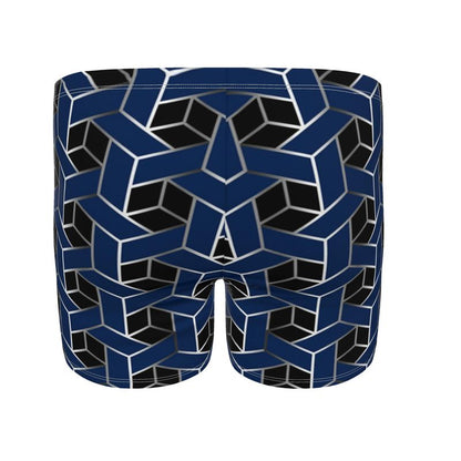 Black And Blue Swimming Trunks