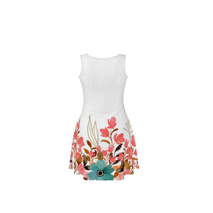 Blossoming Flowers Skater Dress