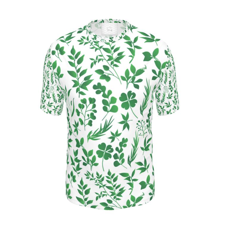 Green Leaves Mens T-Shirt