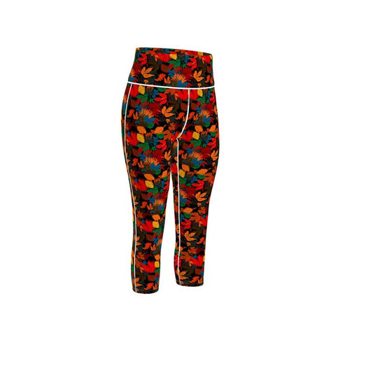 Autumn Leaves Sports Leggins