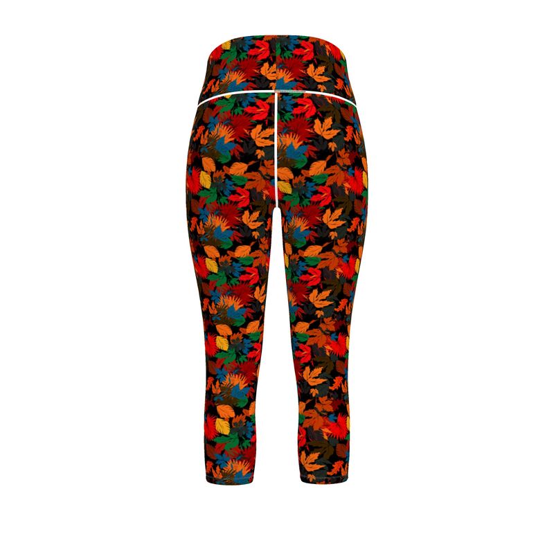 Autumn Leaves Sports Leggins