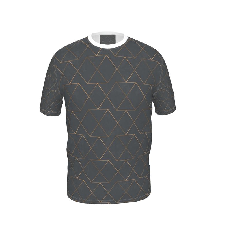 Gold and Grey Sim Fit Men's T-Shirt