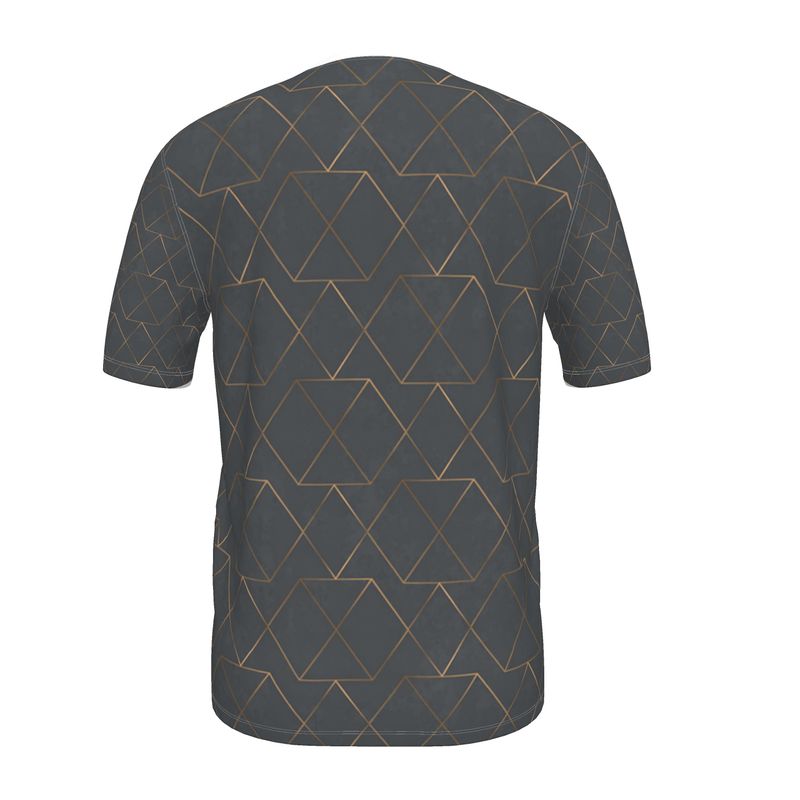 Gold and Grey Sim Fit Men's T-Shirt