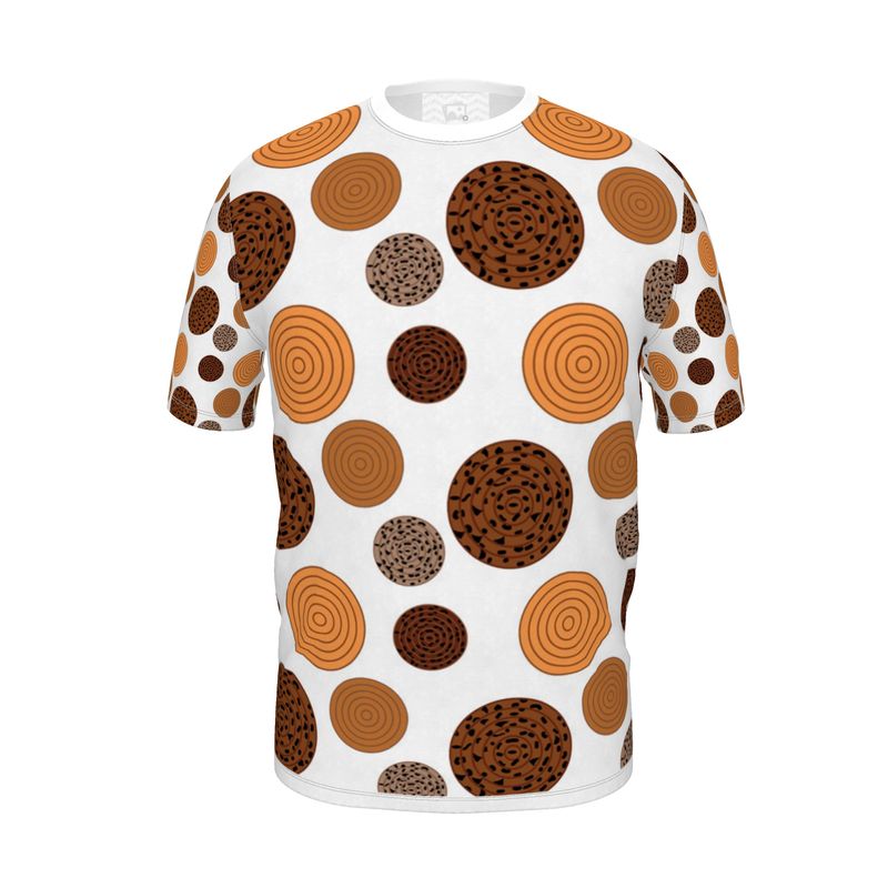 Dotted Mens Cut And Sew T-Shirt