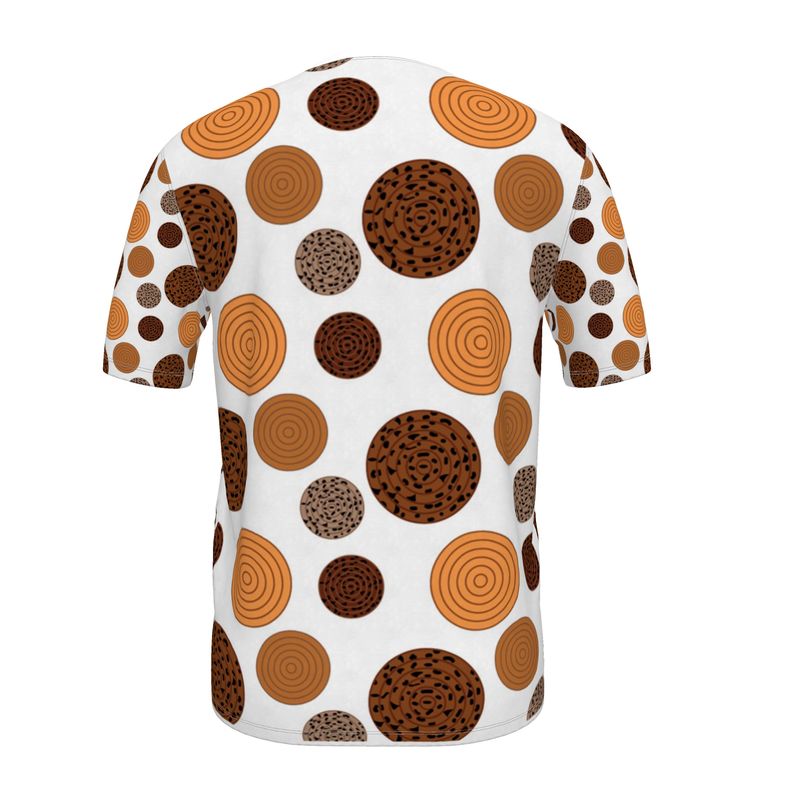 Dotted Mens Cut And Sew T-Shirt